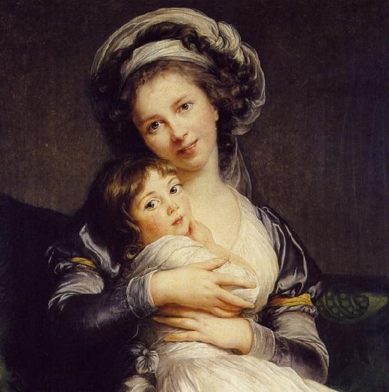 eisabeth Vige-Lebrun Turban with Her Child